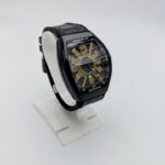 Franck Muller Tonneau Style Fashion Watch in Black & Brown - Black