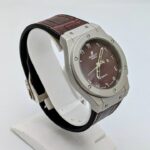 Hublot Style Men’s Strap Watch in Black & Brown - Brown